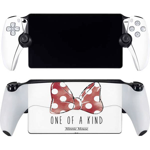Disney Minnie Mouse One Of A Kind Bow PlayStation Portal Remote Player Skin