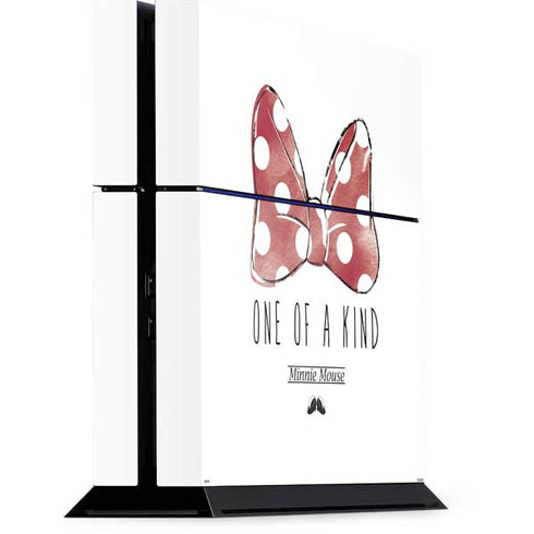 Disney Minnie Mouse One Of A Kind Bow PS4 Console Skin
