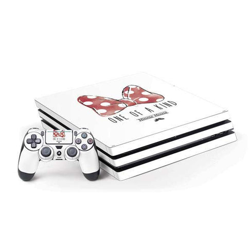 Disney Minnie Mouse One Of A Kind Bow PS4 Pro Bundle Skin