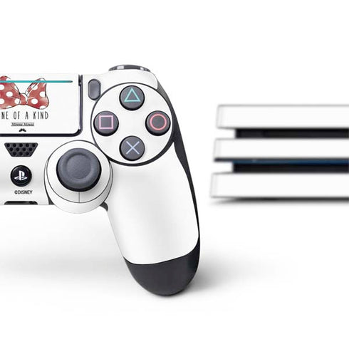 Disney Minnie Mouse One Of A Kind Bow PS4 Pro Bundle Skin