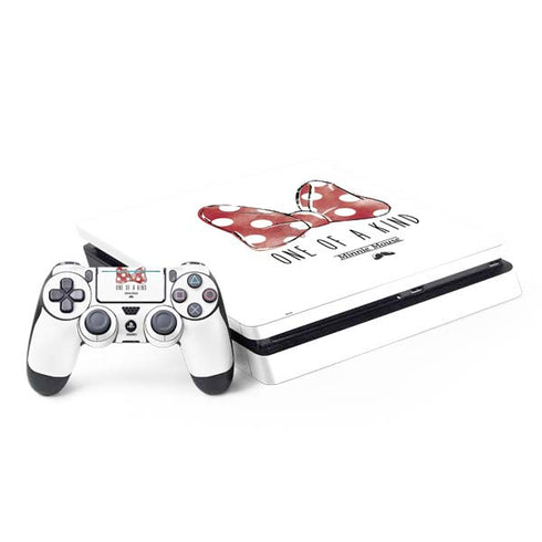 Disney Minnie Mouse One Of A Kind Bow PS4 Slim Bundle Skin
