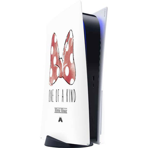 Disney Minnie Mouse One Of A Kind Bow PS5 Console Skin
