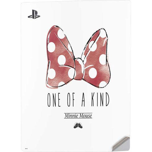 Disney Minnie Mouse One Of A Kind Bow PS5 Digital Edition Console Skin
