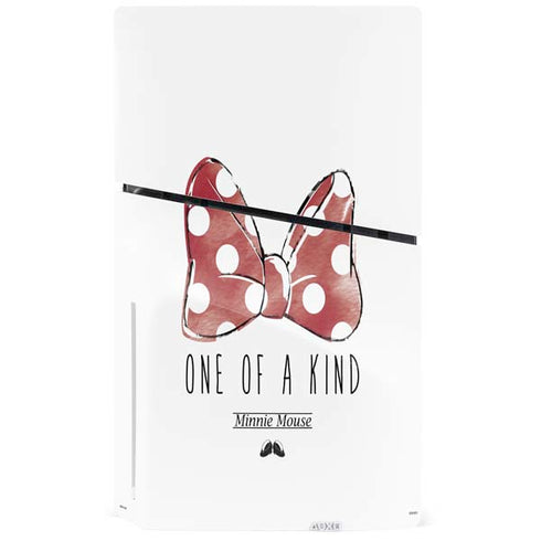 Disney Minnie Mouse One Of A Kind Bow PS5 Slim Disk Console Skin