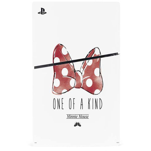 Disney Minnie Mouse One Of A Kind Bow PS5 Slim Digital Edition Console Skin