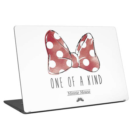 Disney Minnie Mouse One Of A Kind Bow Universal Laptop 14in (11.4 x 8.2in) Skin