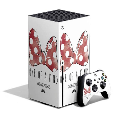 Disney Minnie Mouse One Of A Kind Bow Xbox Series X Bundle Skin