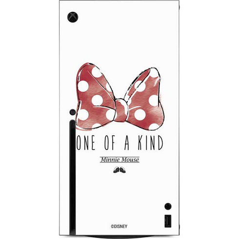 Disney Minnie Mouse One Of A Kind Bow Xbox Series X Console Skin