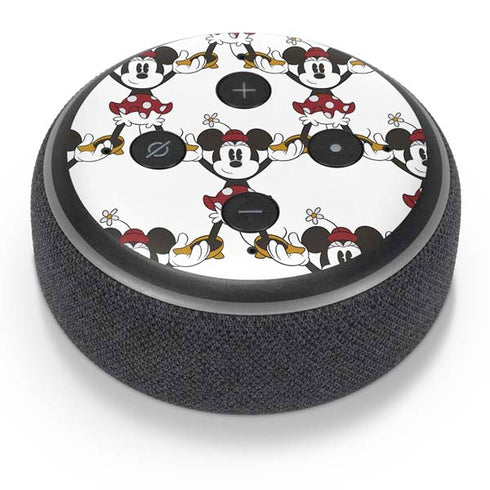 Disney Minnie Mouse Pattern Formation Amazon Echo Dot Skin