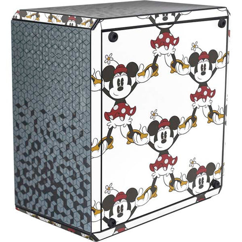Disney Minnie Mouse Pattern Formation Cooler Master MasterBox Q300L Mini Tower Skin