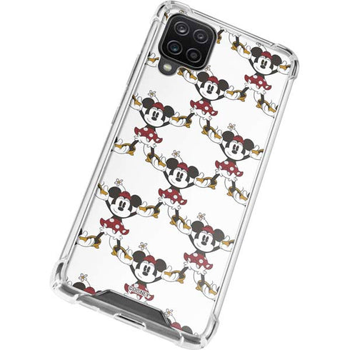Disney Minnie Mouse Pattern Formation Galaxy A12 Clear Case