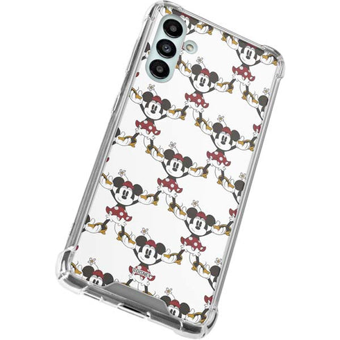 Disney Minnie Mouse Pattern Formation Galaxy A13 5G Clear Case