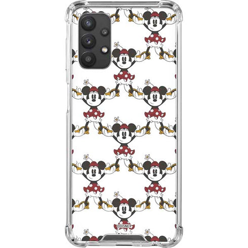Disney Minnie Mouse Pattern Formation Galaxy A32 5G Clear Case