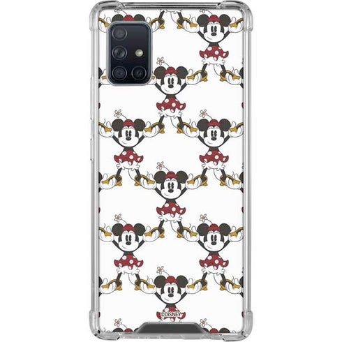Disney Minnie Mouse Pattern Formation Galaxy A51 5G Clear Case