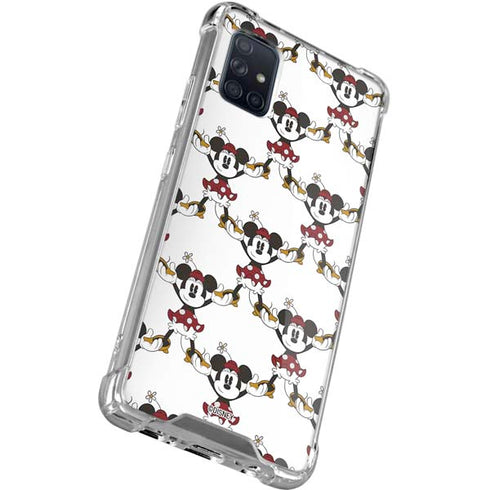 Disney Minnie Mouse Pattern Formation Galaxy A51 5G Clear Case