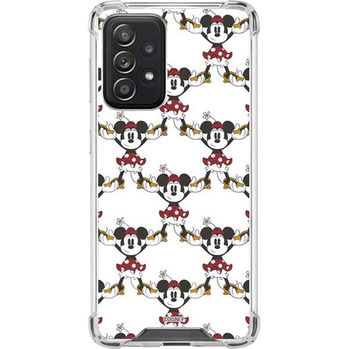 Disney Minnie Mouse Pattern Formation Galaxy A52 5G Clear Case