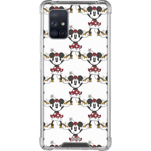 Disney Minnie Mouse Pattern Formation Galaxy A71 5G Clear Case