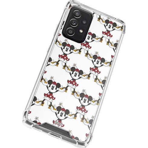 Disney Minnie Mouse Pattern Formation Galaxy A72 5G Clear Case