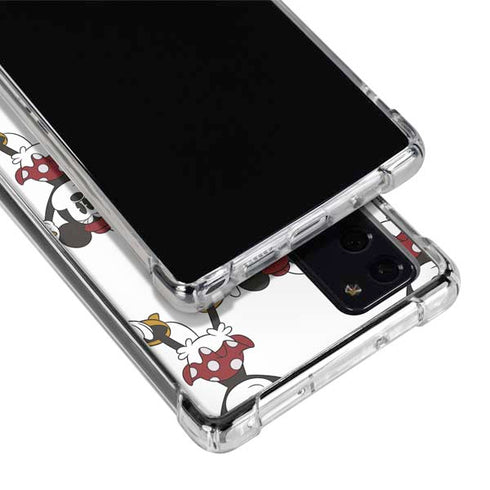 Disney Minnie Mouse Pattern Formation Galaxy Note20 5G Clear Case