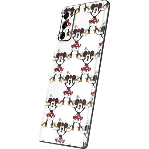 Disney Minnie Mouse Pattern Formation Galaxy Note20 5G Skin