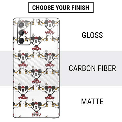 Disney Minnie Mouse Pattern Formation Galaxy Note20 5G Skin