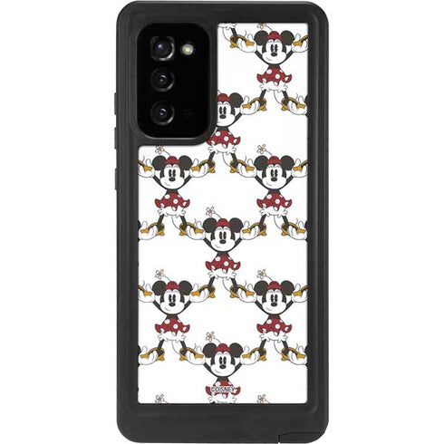 Disney Minnie Mouse Pattern Formation Galaxy Note20 5G Waterproof Case