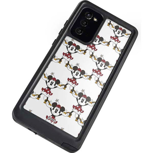 Disney Minnie Mouse Pattern Formation Galaxy Note20 5G Waterproof Case