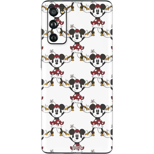 Disney Minnie Mouse Pattern Formation Galaxy S20 Fan Edition Skin