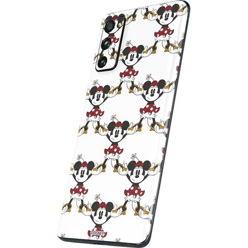 Disney Minnie Mouse Pattern Formation Galaxy S20 Fan Edition Skin