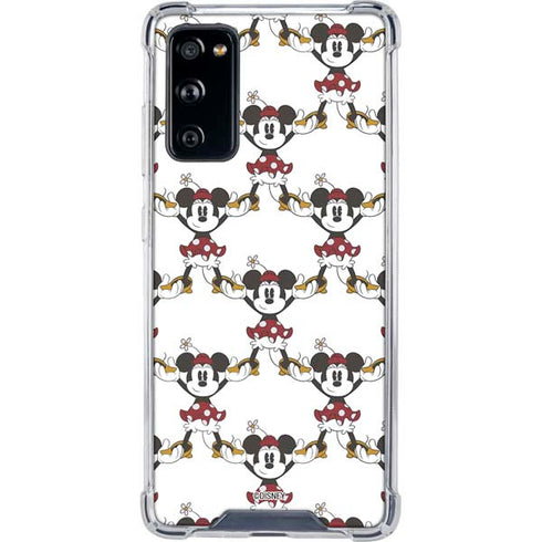 Disney Minnie Mouse Pattern Formation Galaxy S20 FE Clear Case