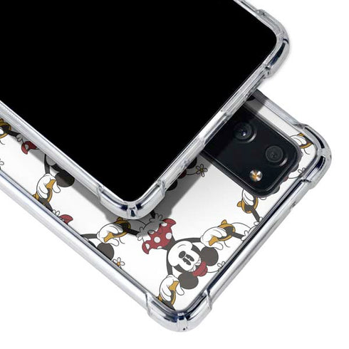 Disney Minnie Mouse Pattern Formation Galaxy S20 FE Clear Case