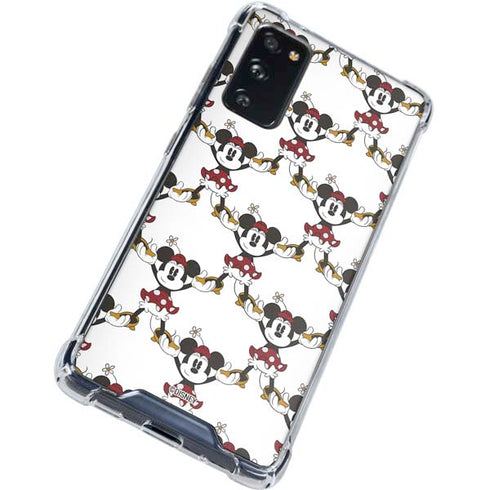 Disney Minnie Mouse Pattern Formation Galaxy S20 FE Clear Case