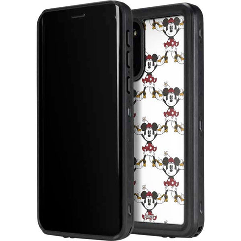 Disney Minnie Mouse Pattern Formation Galaxy S20 Plus Waterproof Case