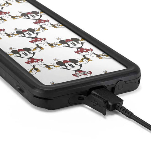 Disney Minnie Mouse Pattern Formation Galaxy S20 Plus Waterproof Case