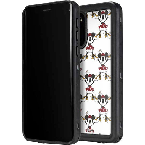 Disney Minnie Mouse Pattern Formation Galaxy S20 Waterproof Case