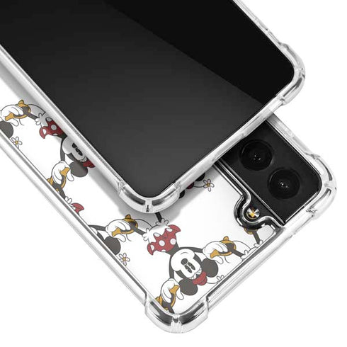 Disney Minnie Mouse Pattern Formation Galaxy S21 FE Clear Case