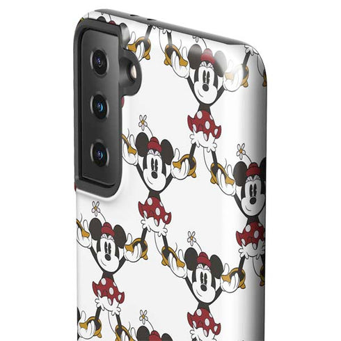 Disney Minnie Mouse Pattern Formation Galaxy S21 FE Pro Case