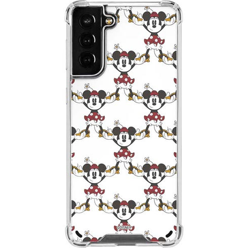 Disney Minnie Mouse Pattern Formation Galaxy S21 Plus 5G Clear Case