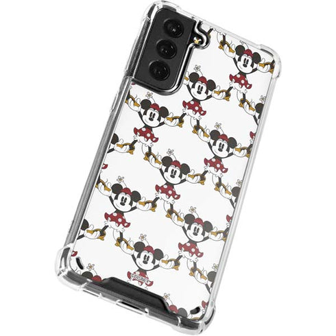Disney Minnie Mouse Pattern Formation Galaxy S21 Plus 5G Clear Case