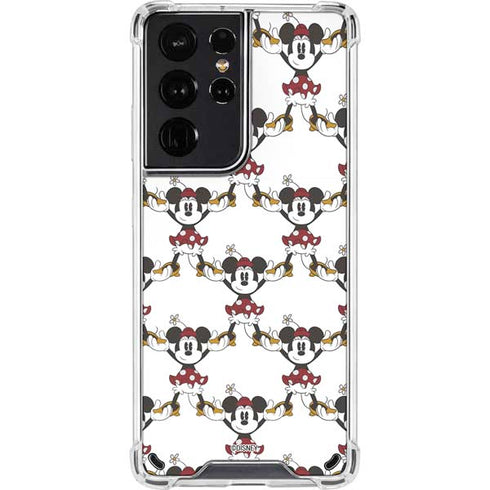 Disney Minnie Mouse Pattern Formation Galaxy S21 Ultra 5G Clear Case