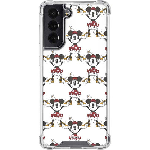 Disney Minnie Mouse Pattern Formation Galaxy S22 Clear Case