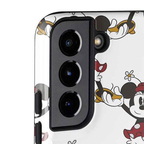 Disney Minnie Mouse Pattern Formation Galaxy S22 Pro Case