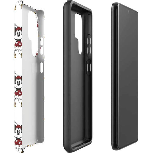 Disney Minnie Mouse Pattern Formation Galaxy S22 Ultra Pro Case