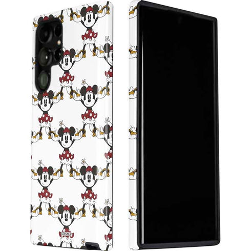 Disney Minnie Mouse Pattern Formation Galaxy S22 Ultra Pro Case