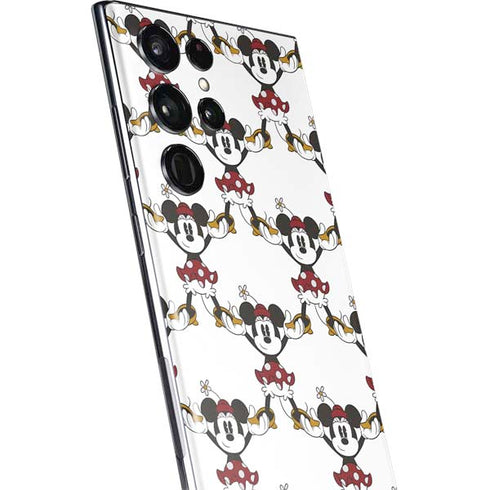 Disney Minnie Mouse Pattern Formation Galaxy S22 Ultra Skin