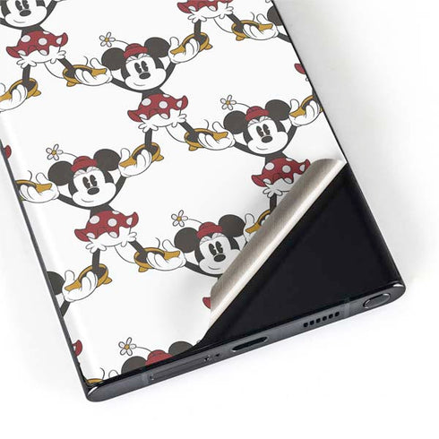 Disney Minnie Mouse Pattern Formation Galaxy S22 Ultra Skin