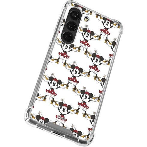 Disney Minnie Mouse Pattern Formation Galaxy S23 Clear Case