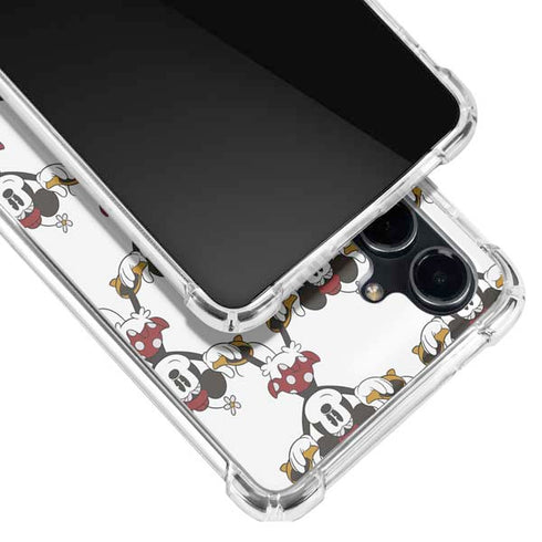 Disney Minnie Mouse Pattern Formation Galaxy S23 FE Clear Case