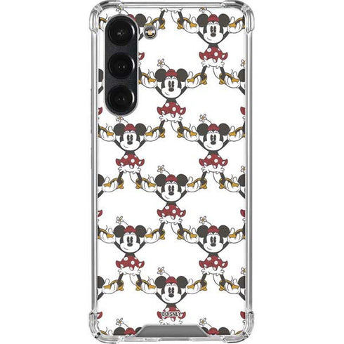Disney Minnie Mouse Pattern Formation Galaxy S23 Plus Clear Case