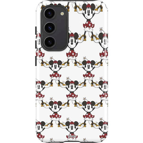 Disney Minnie Mouse Pattern Formation Galaxy S23 Plus Pro Case